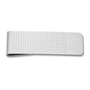 Gentleman's Gifts Silver-tone Etched Design Men's Gifts Money Clip